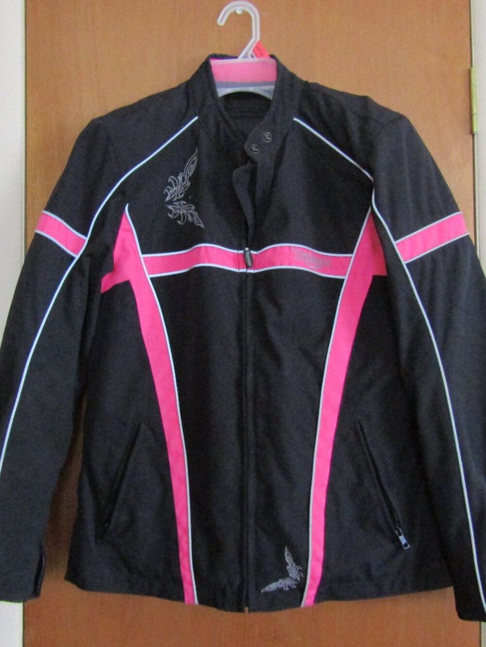 Authentic Triumph Women's Motorcycle Jacket Size S Removable Body Armor And Vest